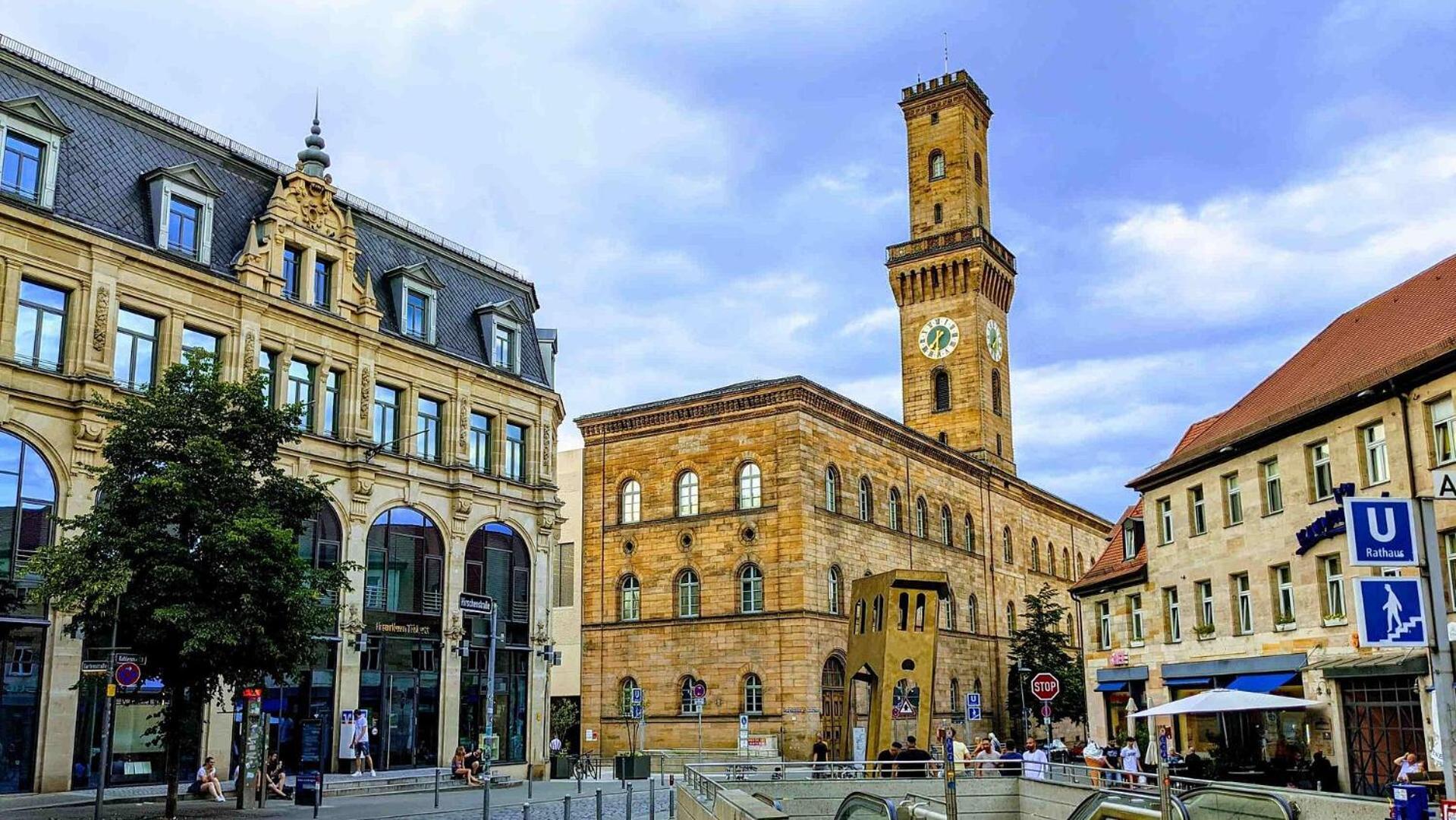 Wohnung Am Gruenen, Naehe Stadtzentrum Und Hauptbahnhof, Wlan Inklusive Fuerth Exterior foto